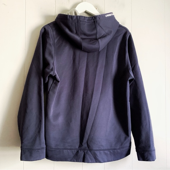 UNDER ARMOUR Storm Shield Thermal Hoodie Blue & Gray Youth XLarge - Picture 2 of 4